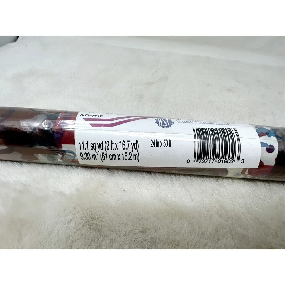 Hearts Highlander Printed Clear Cellophane‎ Gift Christmas Valentines 50' x 24